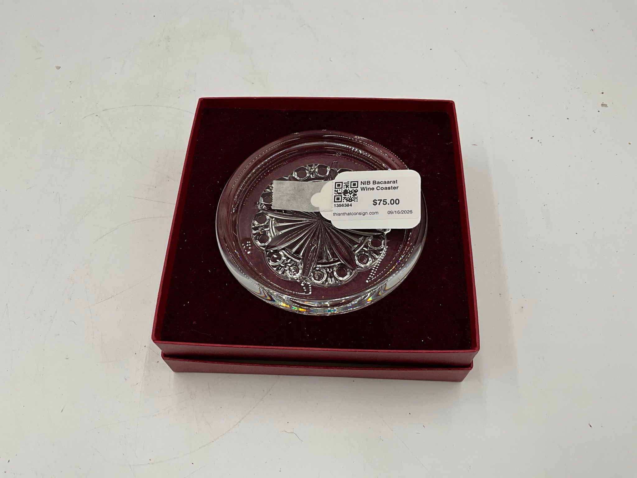 NIB Bacaarat Wine Coaster